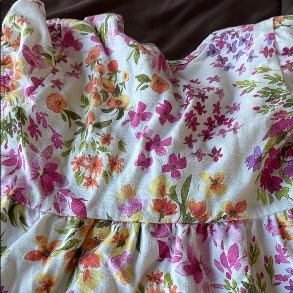 The Children's Place Floral Dress - Pink, Purple, Green - Picture 7 of 7